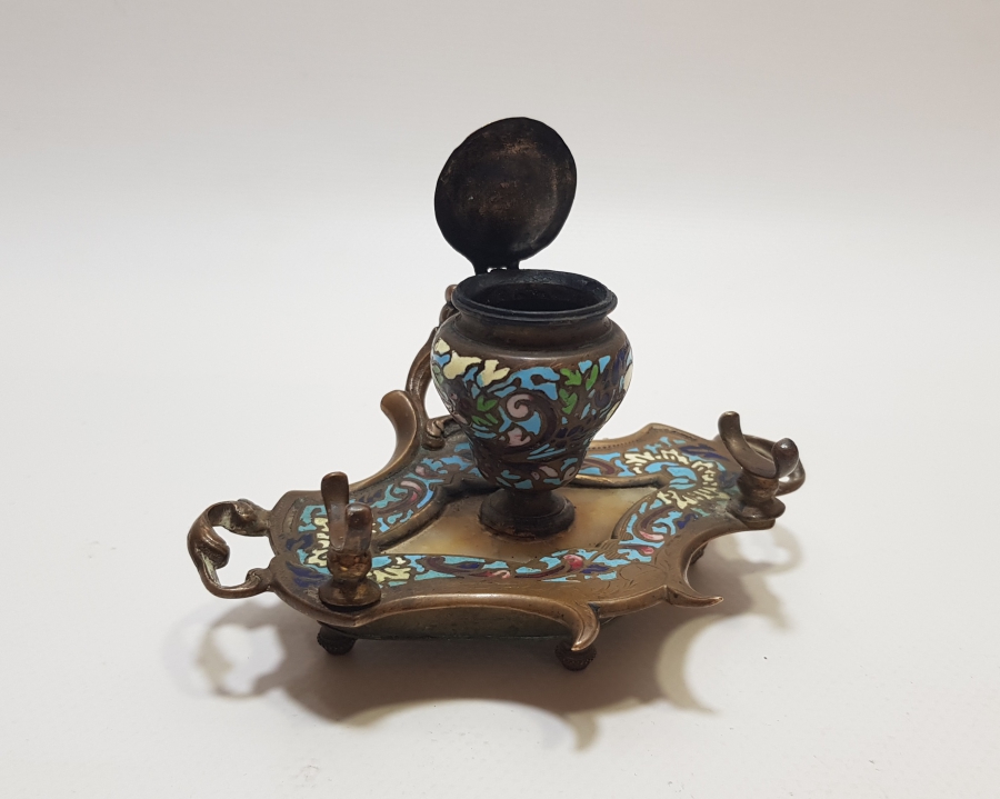 ÜZERİ MİNE İŞÇİLİKLİ OSMANLI DÖNEMİ MASA ÜSTÜ YAZI TAKIMI