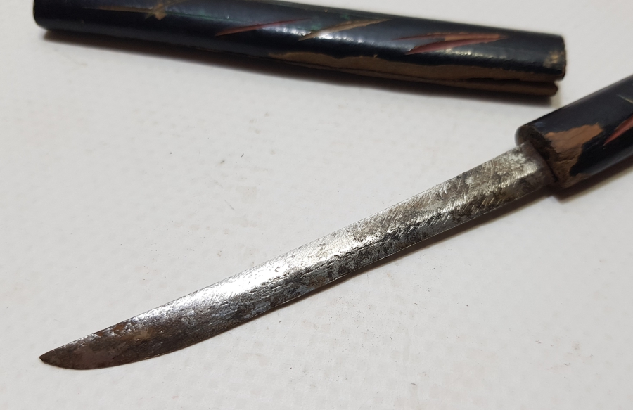 KATANA FORMUNDA YAPILMIŞ ANTİKA ZARF AÇACAĞI