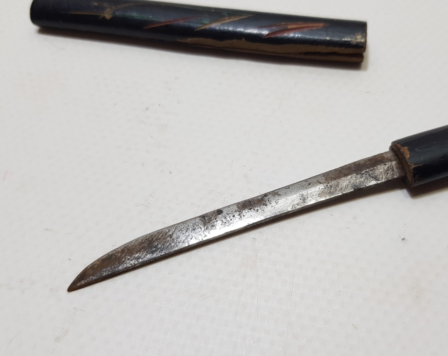 KATANA FORMUNDA YAPILMIŞ ANTİKA ZARF AÇACAĞI