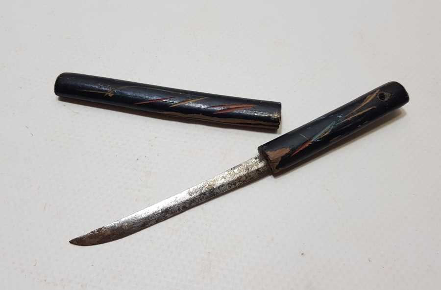 KATANA FORMUNDA YAPILMIŞ ANTİKA ZARF AÇACAĞI