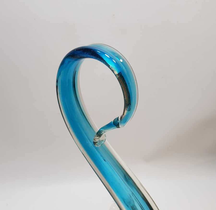 KUĞU FORMUNDA YAPILMIŞ ANTİKA MURANO BÜYÜK BOY LOKUMLUK