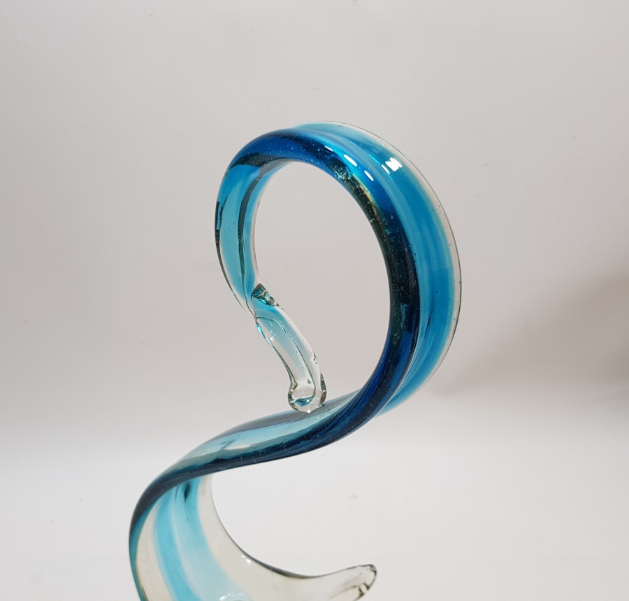 KUĞU FORMUNDA YAPILMIŞ ANTİKA MURANO BÜYÜK BOY LOKUMLUK