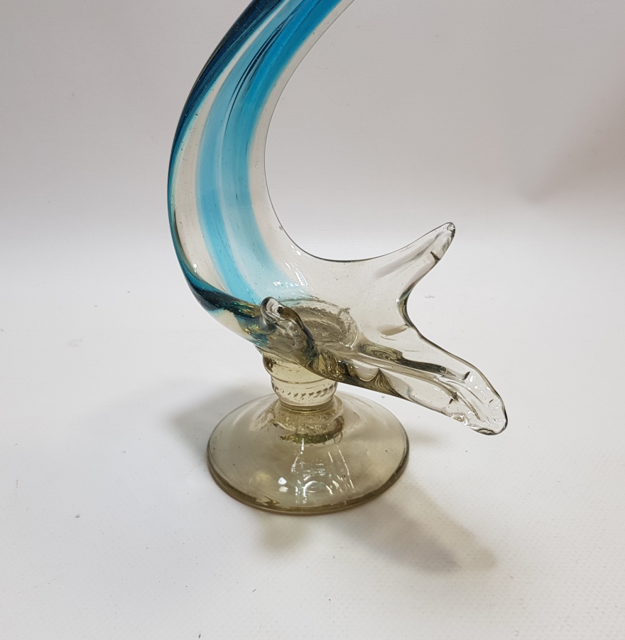 KUĞU FORMUNDA YAPILMIŞ ANTİKA MURANO BÜYÜK BOY LOKUMLUK