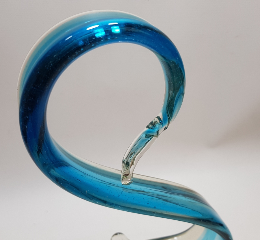 KUĞU FORMUNDA YAPILMIŞ ANTİKA MURANO BÜYÜK BOY LOKUMLUK