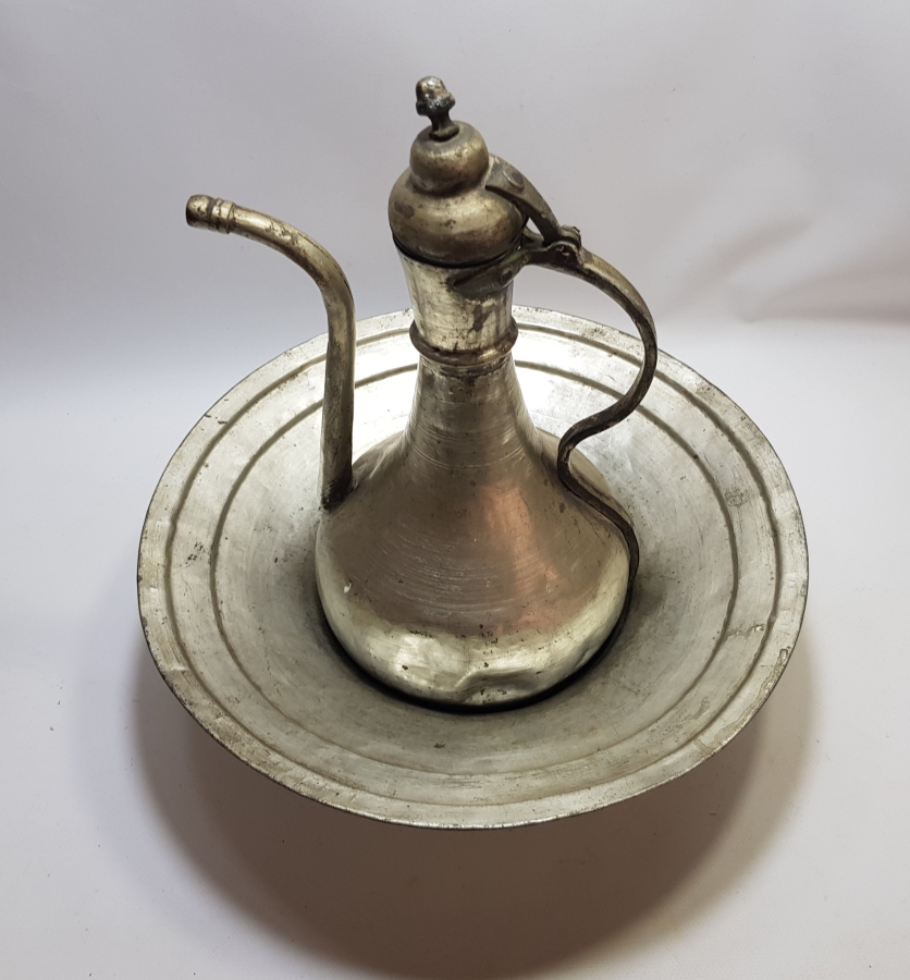 OSMANLI DÖNEMİ TEKKE İŞİ MEVLEVİ LEĞEN İBRİK TAKIMI
