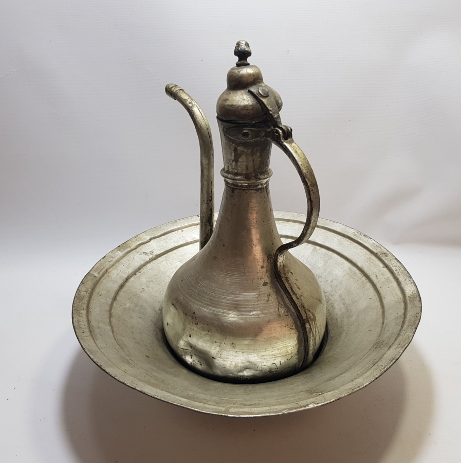 OSMANLI DÖNEMİ TEKKE İŞİ MEVLEVİ LEĞEN İBRİK TAKIMI