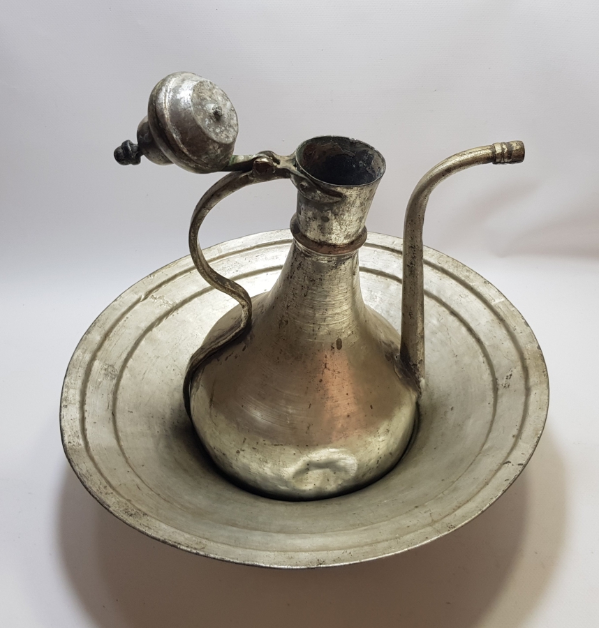 OSMANLI DÖNEMİ TEKKE İŞİ MEVLEVİ LEĞEN İBRİK TAKIMI