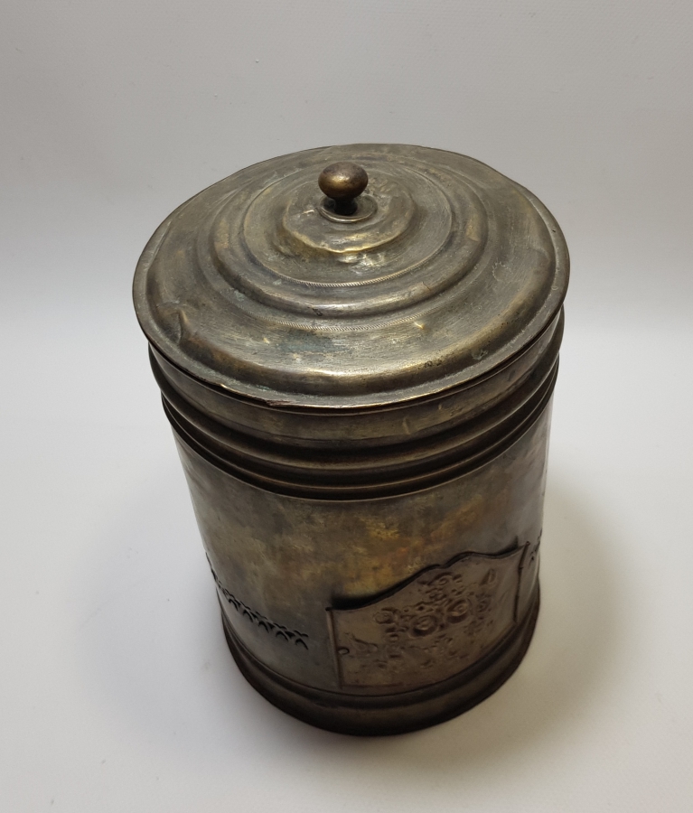 OSMANLI DÖNEMİ ÜZERİ RUMCA YAZILI DEV BOYDA NADİR KAHVECİ KAMİNETOSU