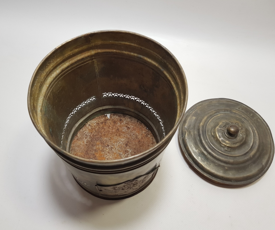 OSMANLI DÖNEMİ ÜZERİ RUMCA YAZILI DEV BOYDA NADİR KAHVECİ KAMİNETOSU