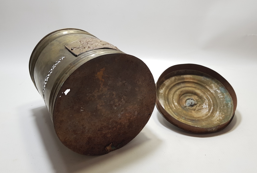 OSMANLI DÖNEMİ ÜZERİ RUMCA YAZILI DEV BOYDA NADİR KAHVECİ KAMİNETOSU