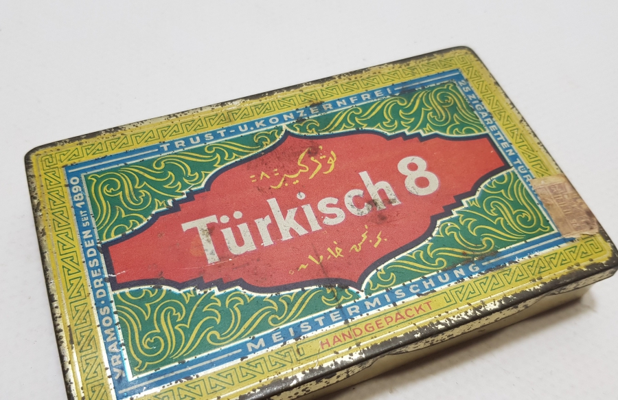 ÜZERİ OSMANLICA YAZILI OSMANLI DÖNEMİ SİGARA TABAKASI