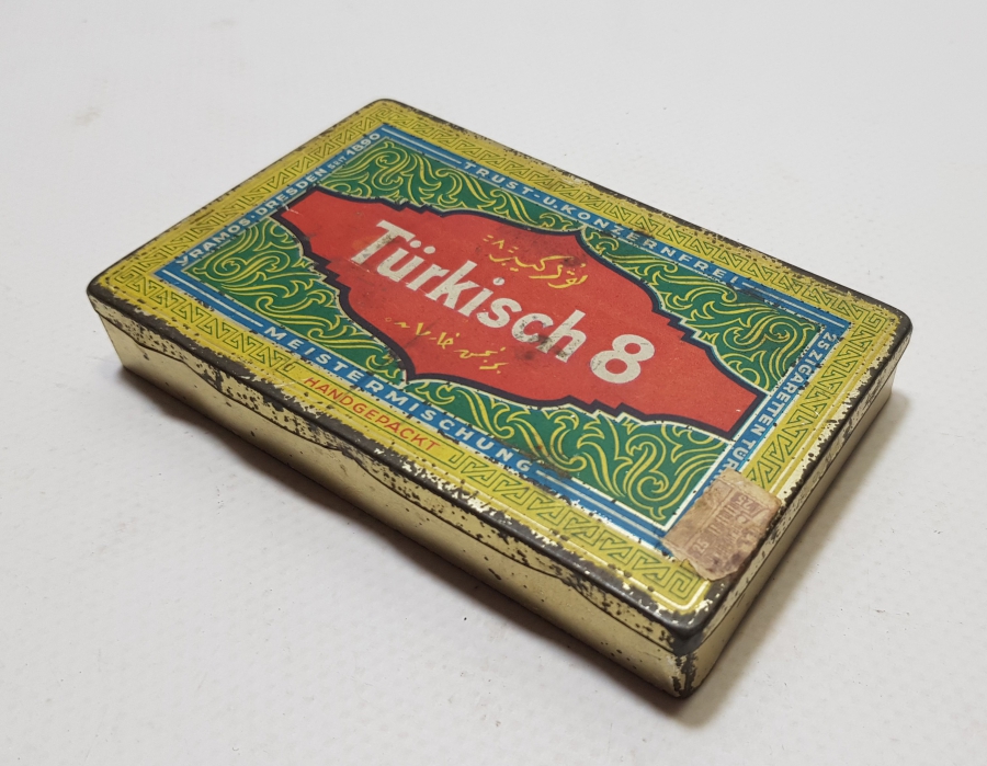 ÜZERİ OSMANLICA YAZILI OSMANLI DÖNEMİ SİGARA TABAKASI