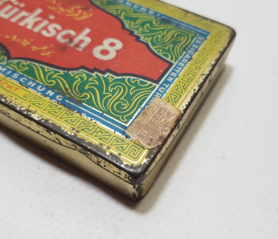 ÜZERİ OSMANLICA YAZILI OSMANLI DÖNEMİ SİGARA TABAKASI