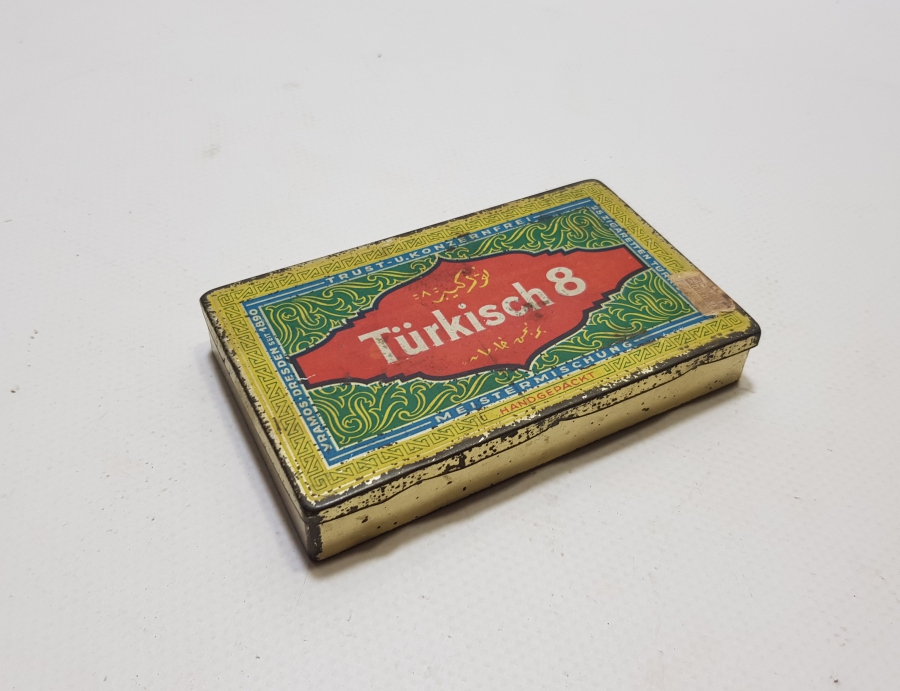 ÜZERİ OSMANLICA YAZILI OSMANLI DÖNEMİ SİGARA TABAKASI