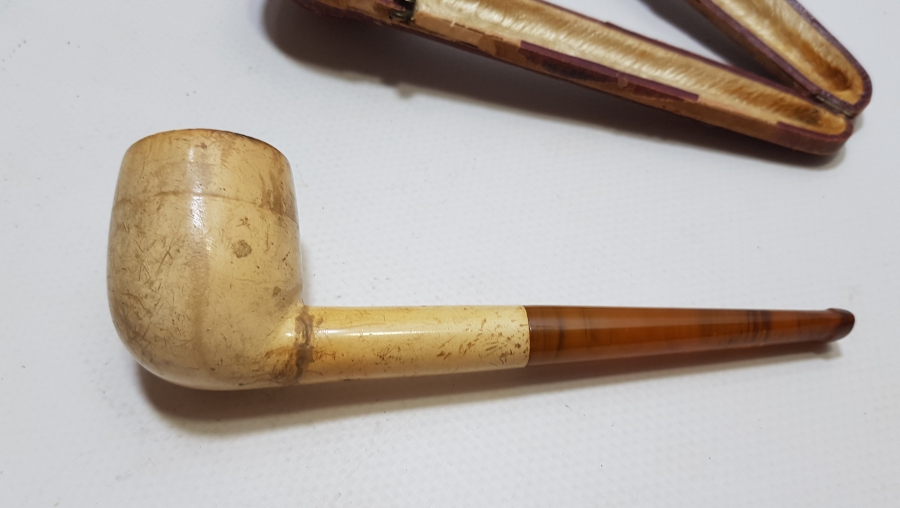 ORİJİNAL KUTUSUNDA SIKMA KEHRİBAR EMZİKLİ PİPO