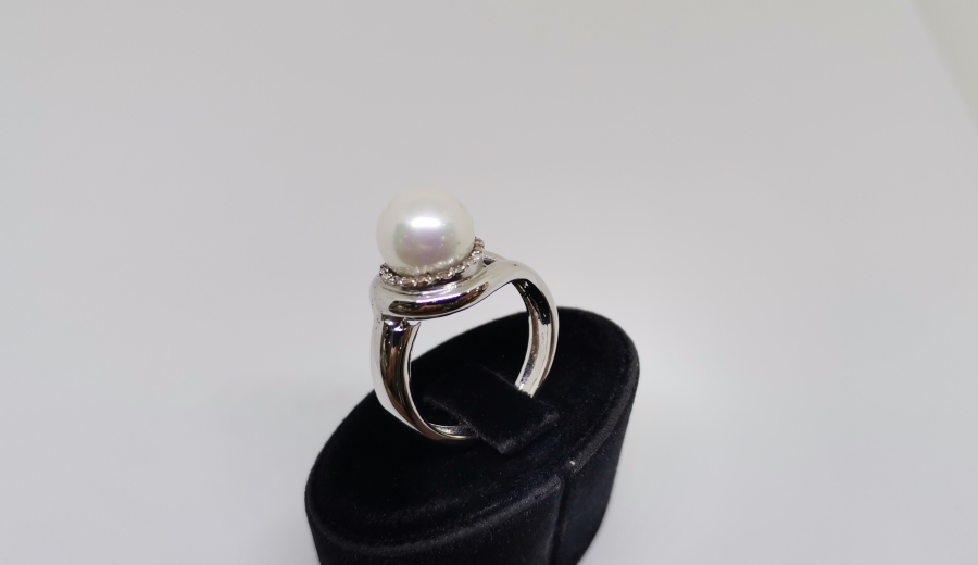 İNCİLİ PIRLANTA YÜZÜK