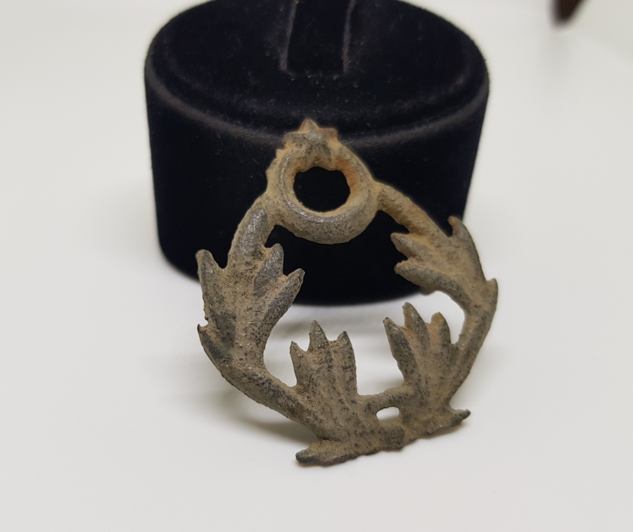 1. DÜNYA SAVAŞI OSMANLI SUBAY ŞAPKA KOKARTI