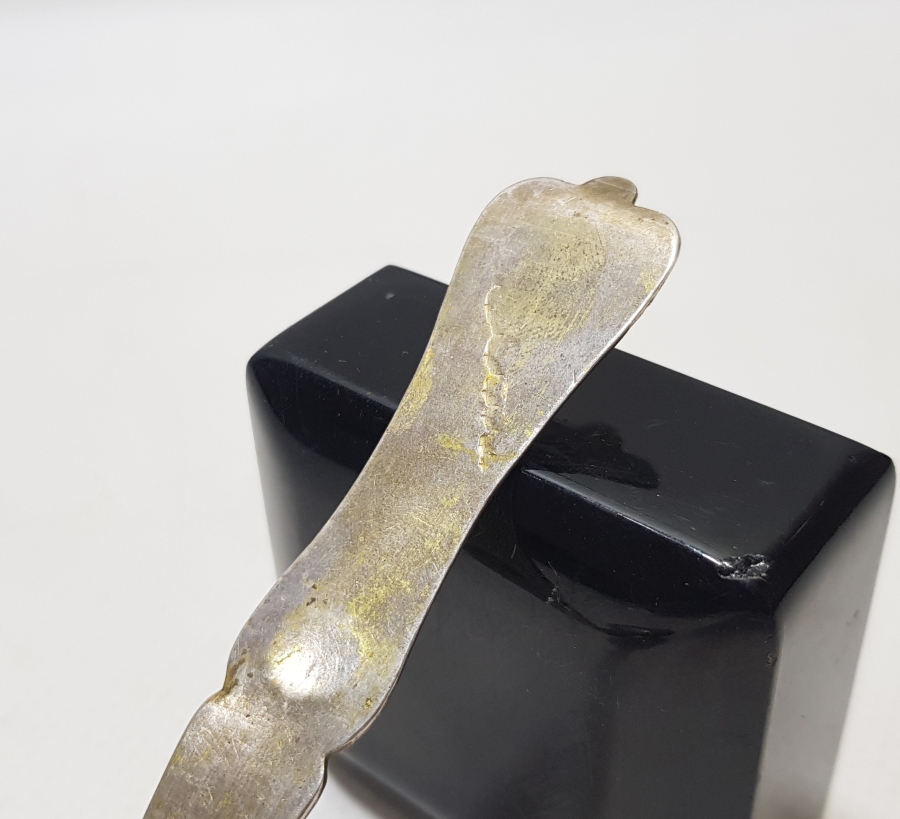 ABDÜLHAMİD HAN DÖNEMİ AZNAVUR İŞÇİLİKLİ TUĞRALI GÜMÜŞ KAŞIK