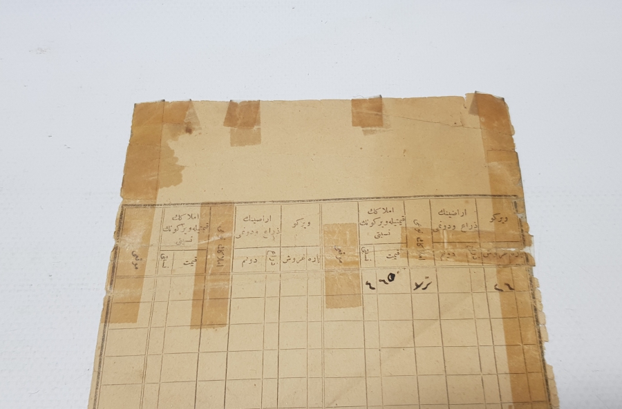 ABDÜLHAMİD HAN DÖNEMİ TEKALİFİ EMRİYYE MAKBUZU