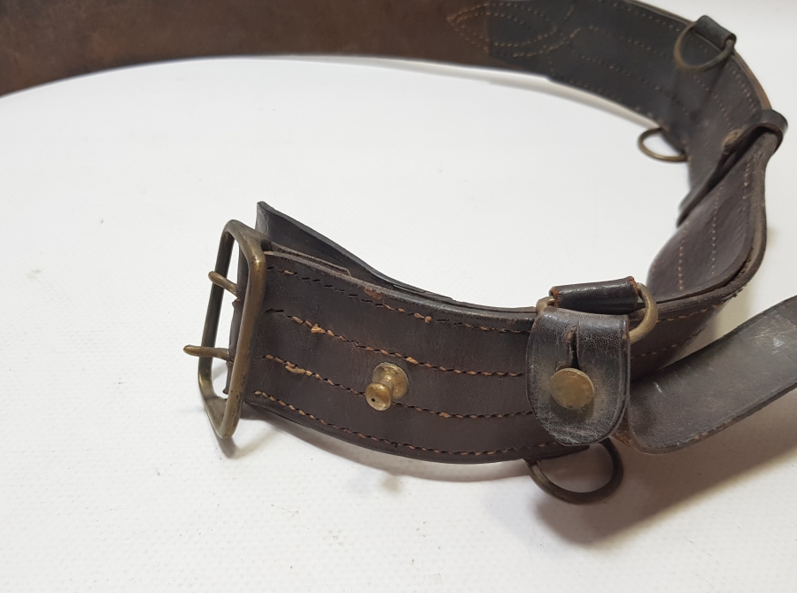 1. DÜNYA SAVAŞI DÖNEMİ DERİ OSMANLI SUBAY KEMERİ