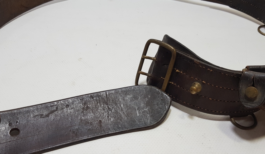 1. DÜNYA SAVAŞI DÖNEMİ DERİ OSMANLI SUBAY KEMERİ