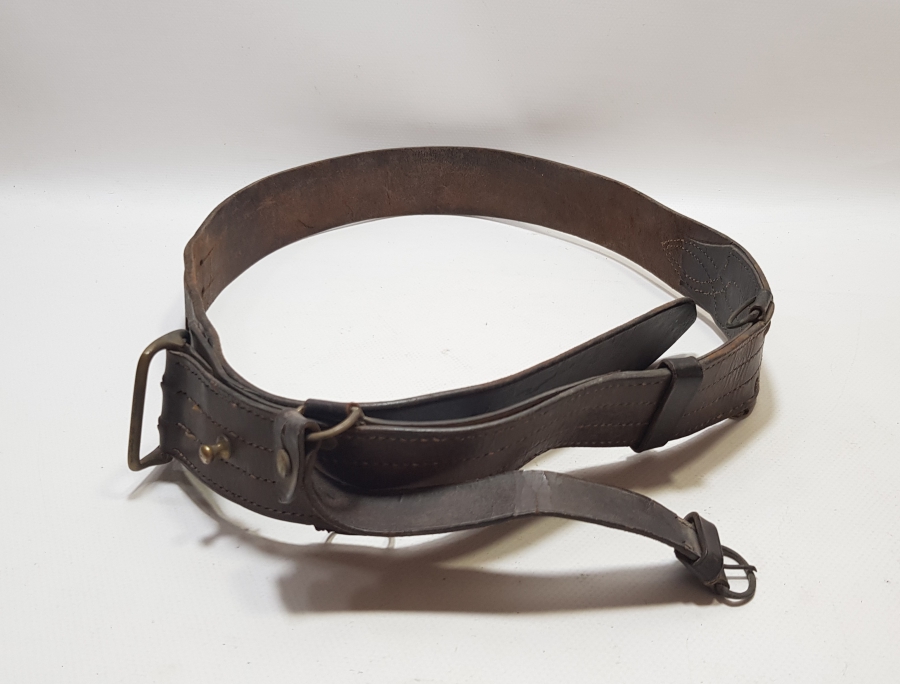 1. DÜNYA SAVAŞI DÖNEMİ DERİ OSMANLI SUBAY KEMERİ