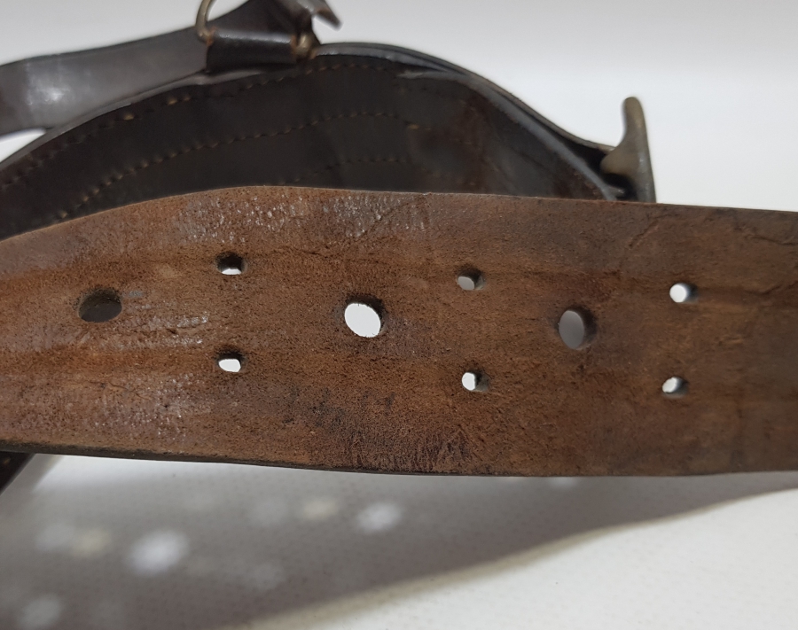 1. DÜNYA SAVAŞI DÖNEMİ DERİ OSMANLI SUBAY KEMERİ