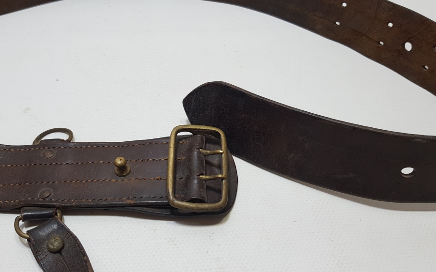 1. DÜNYA SAVAŞI DÖNEMİ DERİ OSMANLI SUBAY KEMERİ