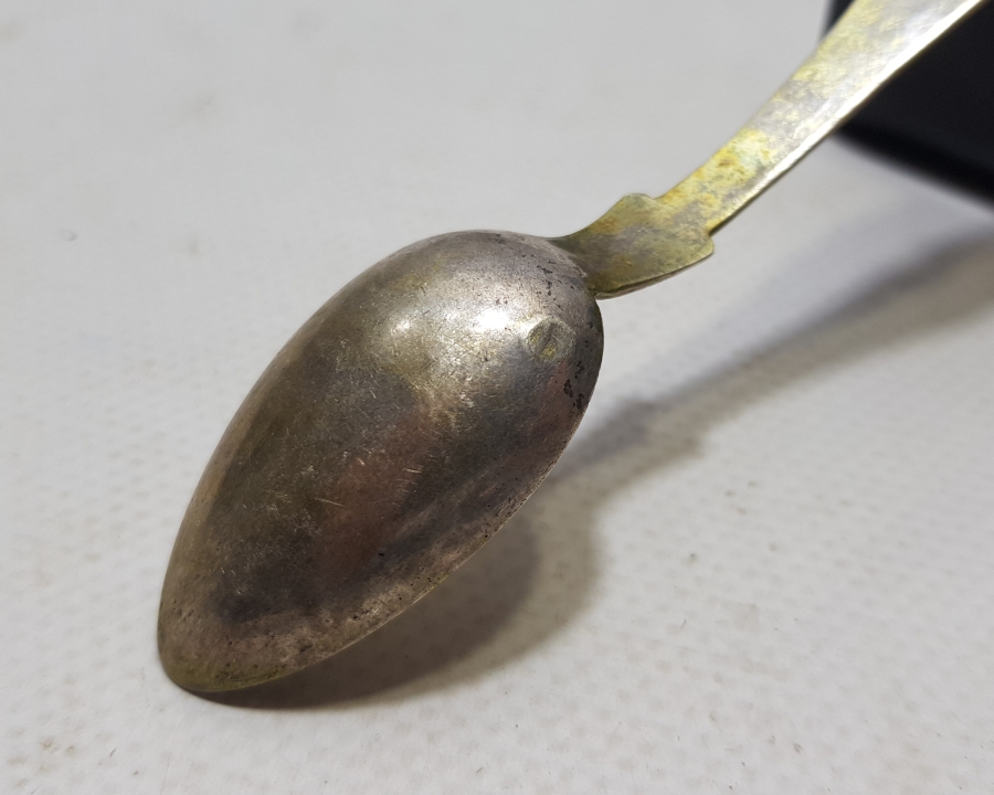 ABDÜLHAMİD HAN DÖNEMİ AZNAVUR İŞÇİLİKLİ TUĞRALI GÜMÜŞ KAŞIK