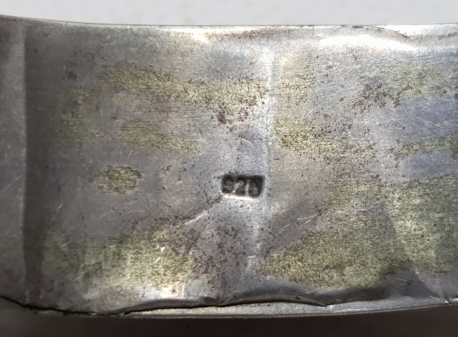 KALEM VE KABARTMA İŞÇİLİKLİ TURKUAZ TAŞLI ANTİKA GÜMÜŞ BİLEZİK - BİLEKLİK