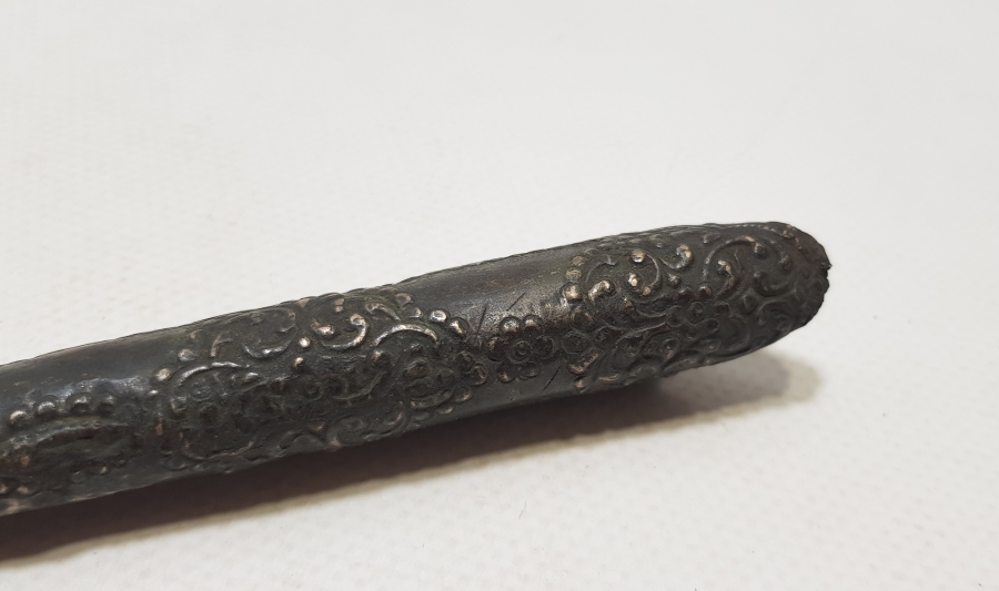 OSMANLI DÖNEMİ GÜMÜŞ PİŞTOV NAMLU APLİĞİ