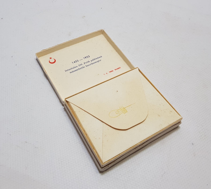 1950LERDEN FATİH SULTAN MEHMET TEMALI SİGARA KUTUSU