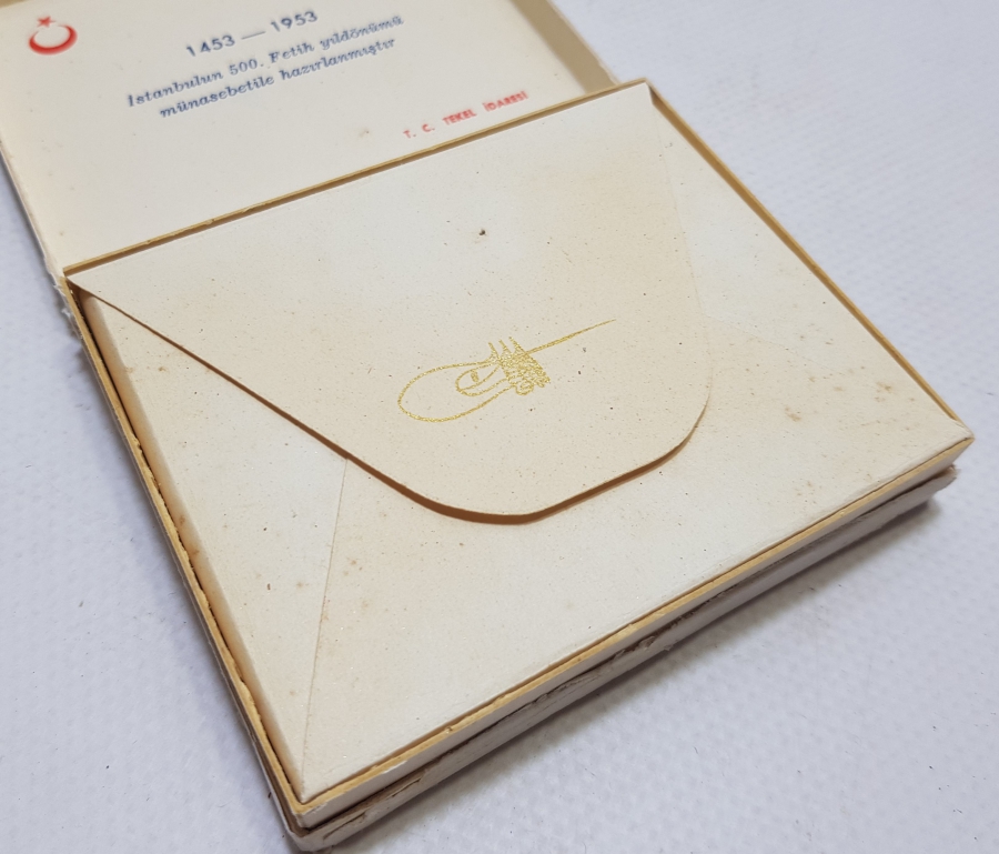 1950LERDEN FATİH SULTAN MEHMET TEMALI SİGARA KUTUSU