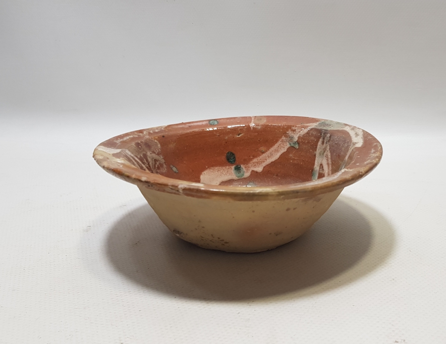 OSMANLI DÖNEMİ SIRLI KINIK KASE