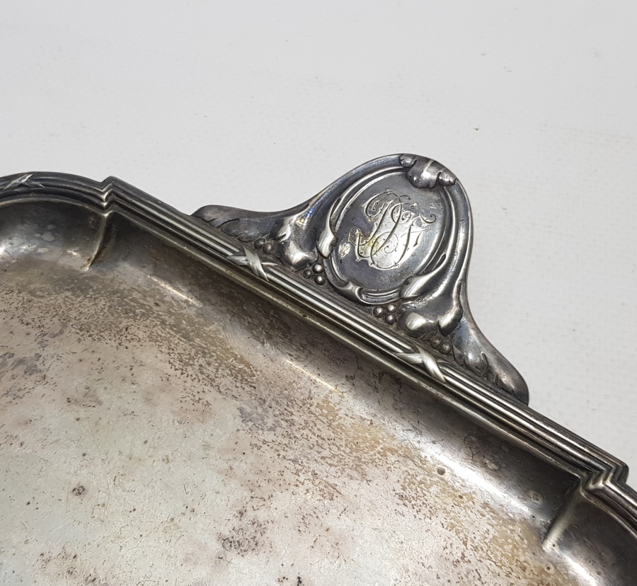 GÜMÜŞ KAPLAMA ANTİKA NADİR SOFRA KÜREĞİ