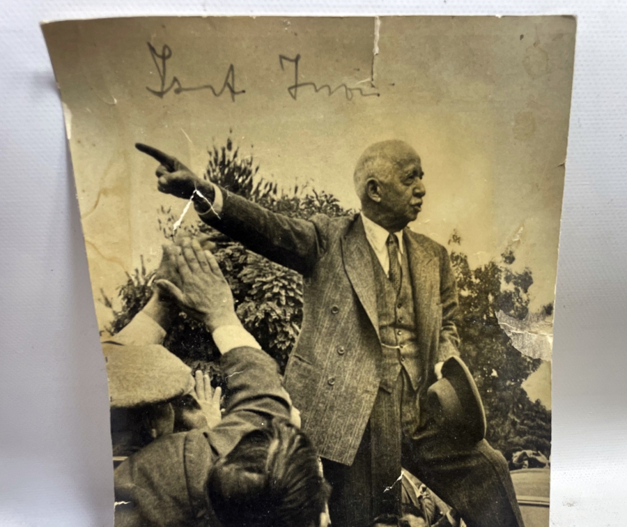 İSMET İNÖNÜ İMZALI ANTİKA FOTOĞRAF