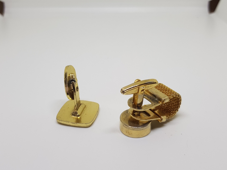 2 ADET ALTIN KAPLAMA KOL DÜĞMELERİ