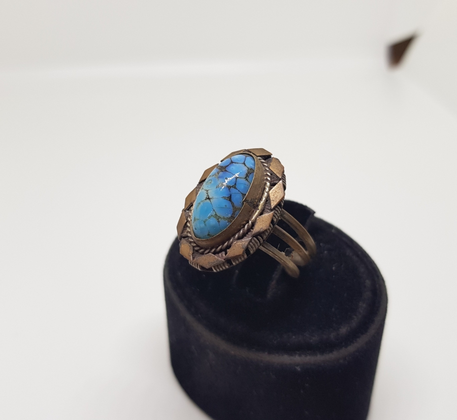 YOKLUK DÖNEMİ EL YAPIMI ESKİŞEHİR İŞİ YÜZÜK