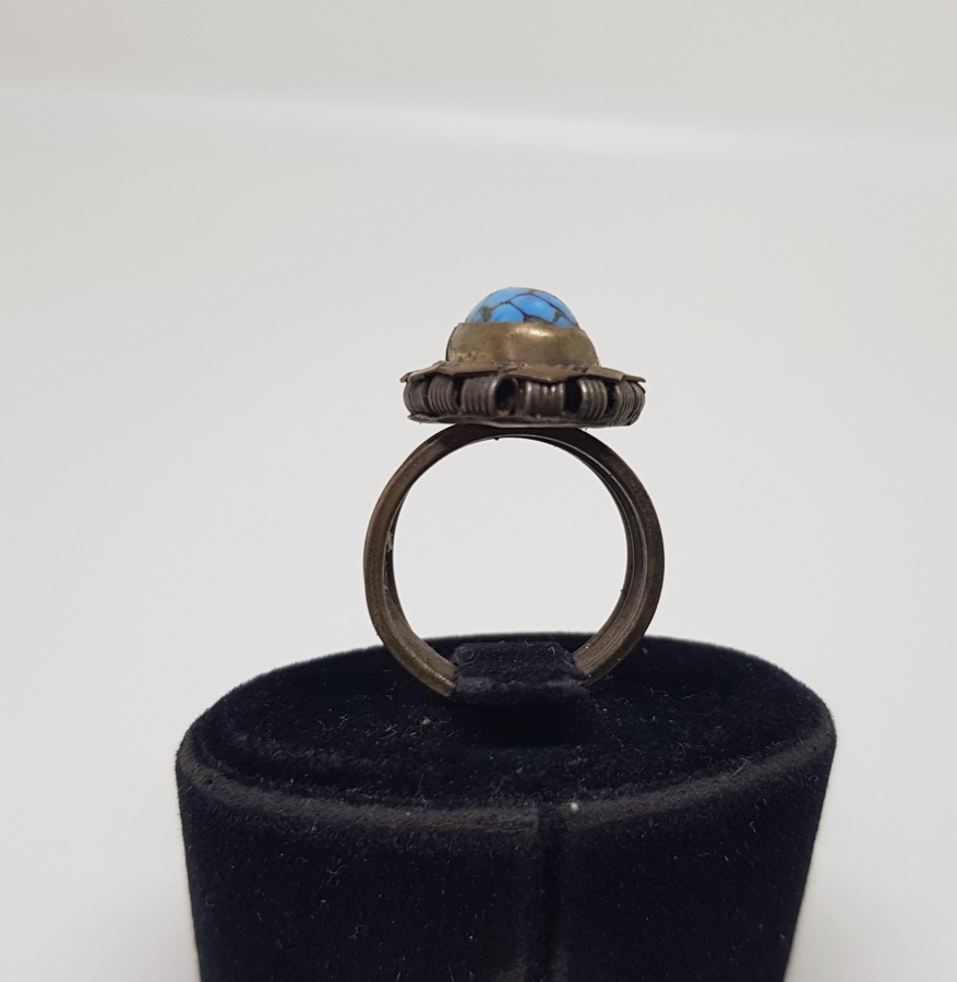 YOKLUK DÖNEMİ EL YAPIMI ESKİŞEHİR İŞİ YÜZÜK