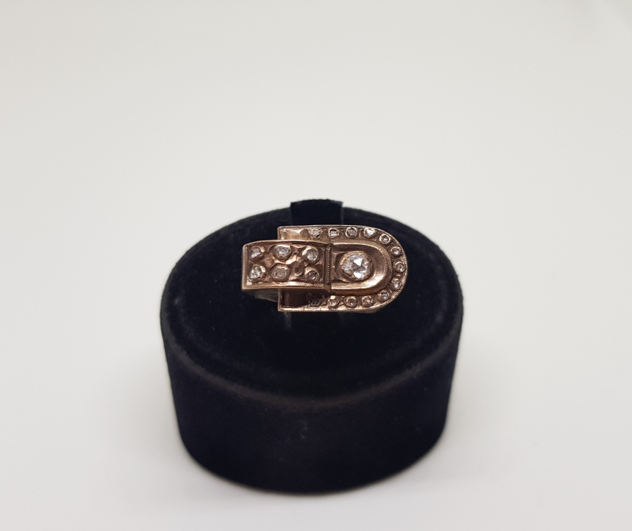 ÖZEL YAPIM ELMAS TAŞLI RUM İŞİ ELMAS YÜZÜK