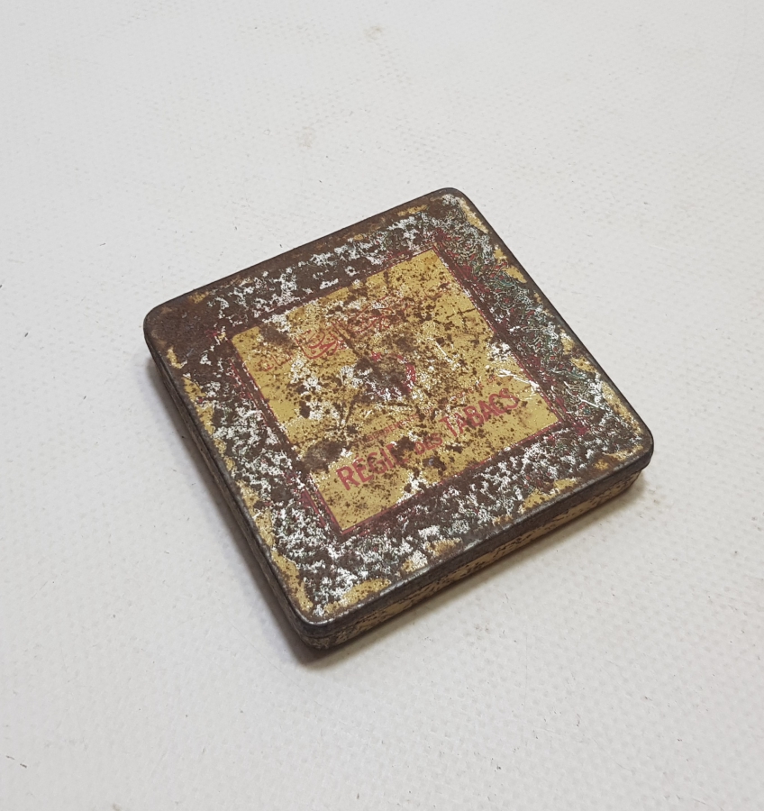 ÜZERİ OSMANLICA YAZILI OSMANLI DÖNEMİ SİGARA TABAKASI