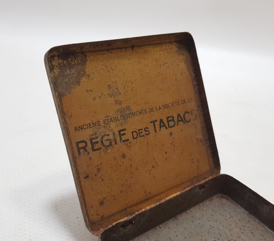 ÜZERİ OSMANLICA YAZILI OSMANLI DÖNEMİ SİGARA TABAKASI