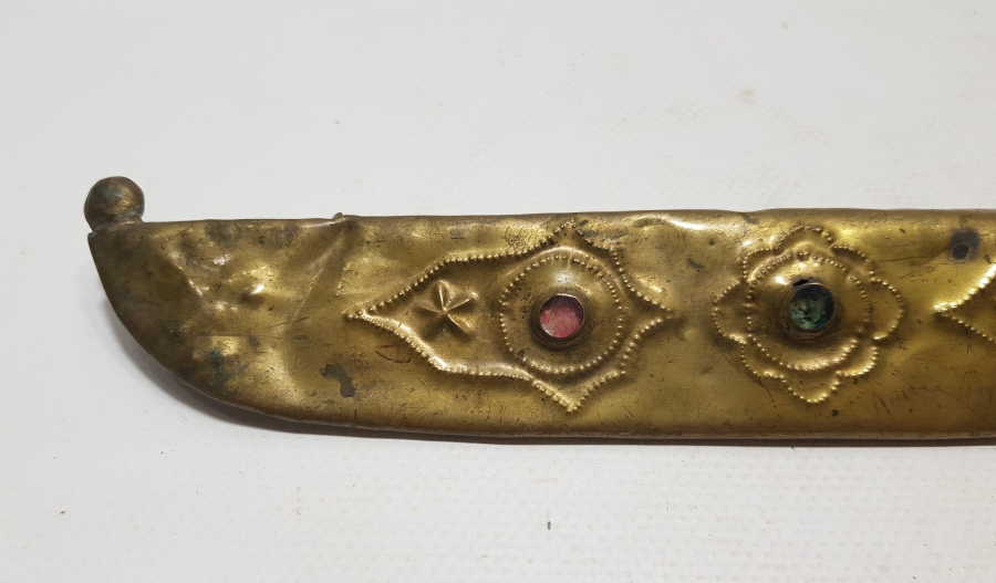 ÜZERİNDE ŞEHRİ HAN YAZILI TÜRKMEN AVCI BIÇAĞI