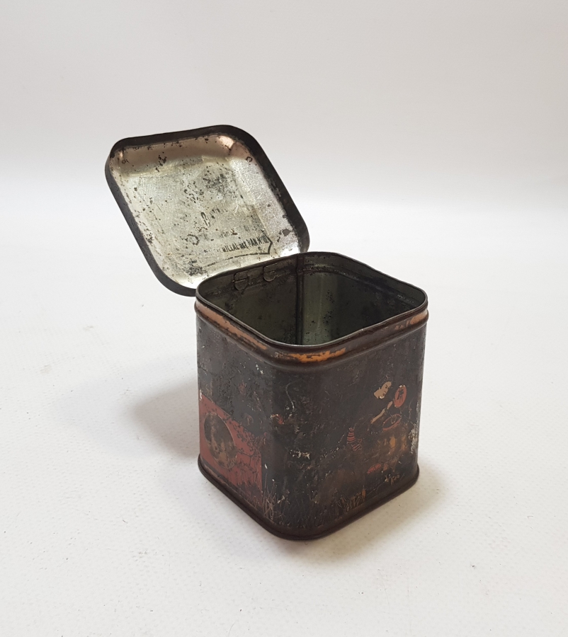 ÜZERİNDE OSMANLI DEVLET ARMASI BULUNAN OSMANLI DÖNEMİ ÇOK NADİR ÇAY KUTUSU