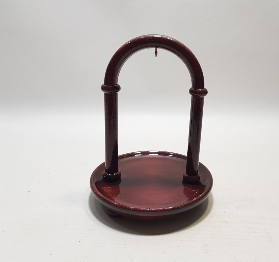 ANTİKA AHŞAP CEP SAATİ STANDI