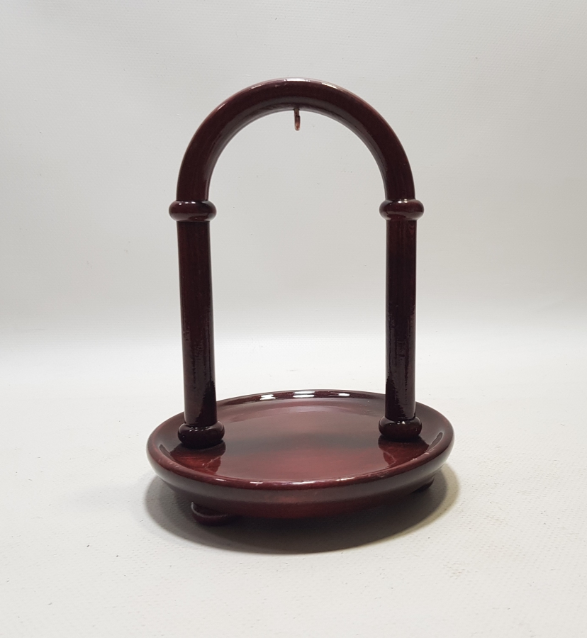 ANTİKA AHŞAP CEP SAATİ STANDI