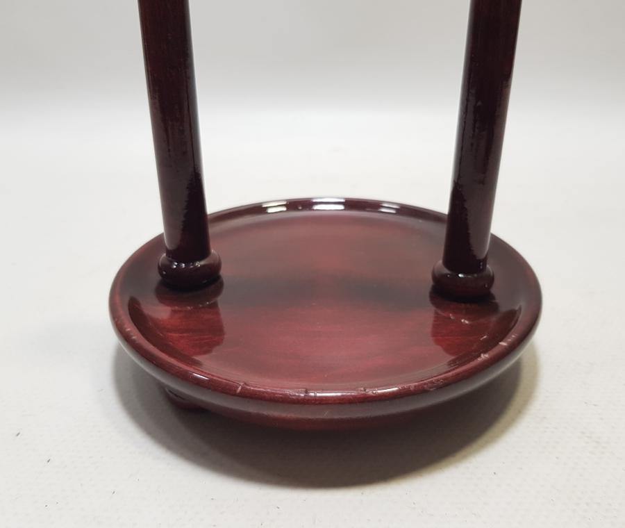 ANTİKA AHŞAP CEP SAATİ STANDI