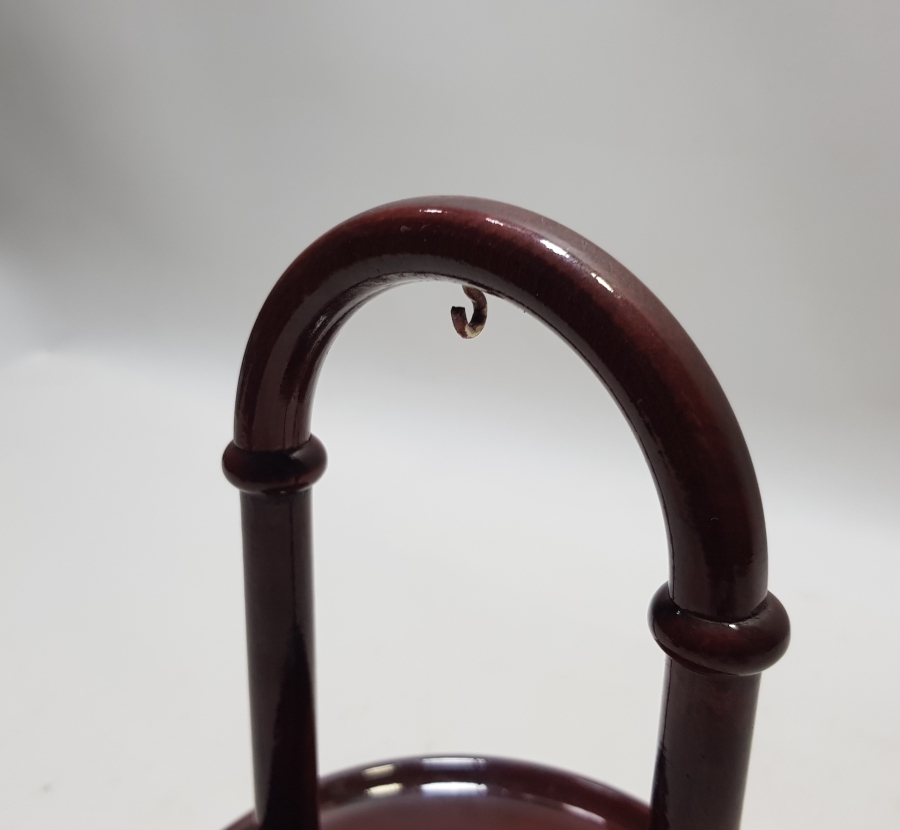 ANTİKA AHŞAP CEP SAATİ STANDI