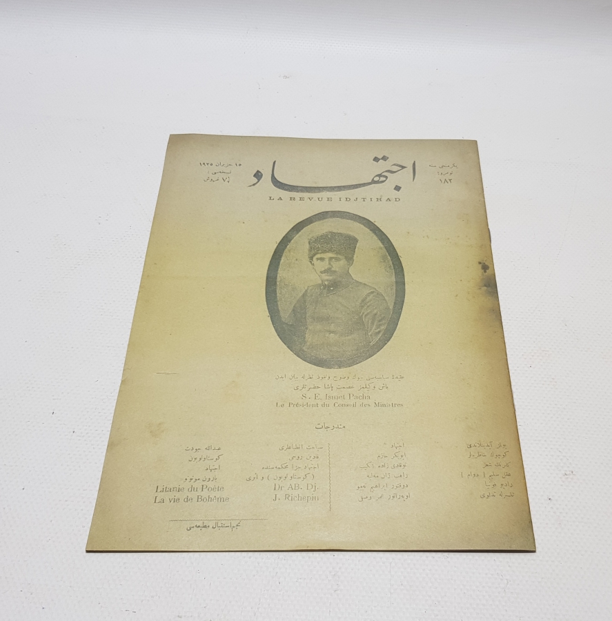 İSMET PAŞA GÖRSELLİ İÇTİHAD DERGİSİ