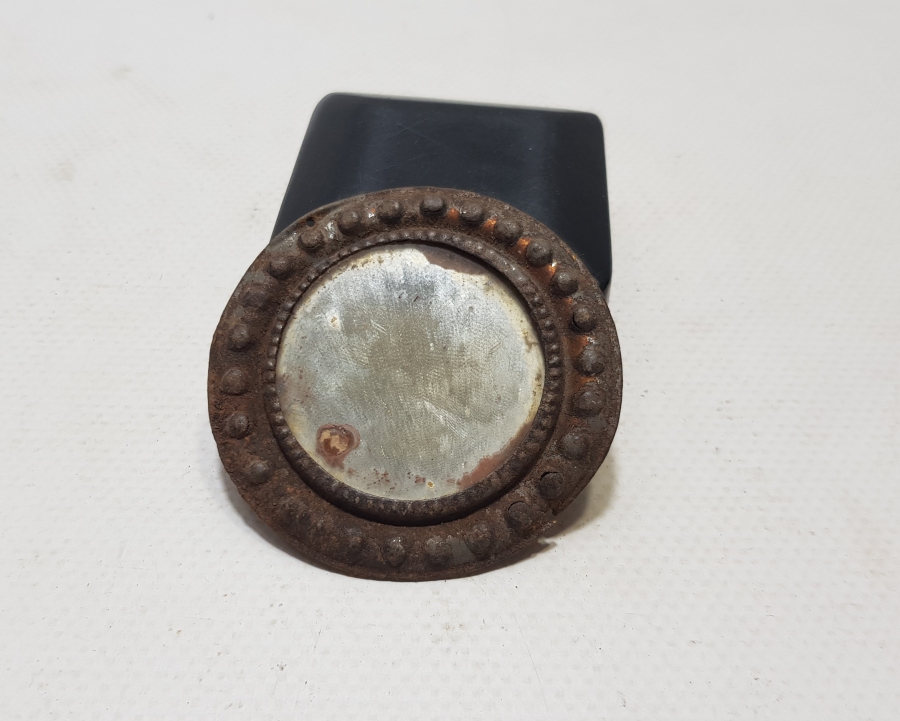 AYNASI TAŞ AYNADAN MAMUL OSMANLI DÖNEMİ EL YAPIMI CEP AYNASI